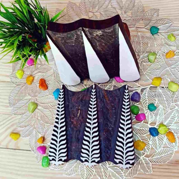 Textile printing block (2 color blocks set) - Image 2