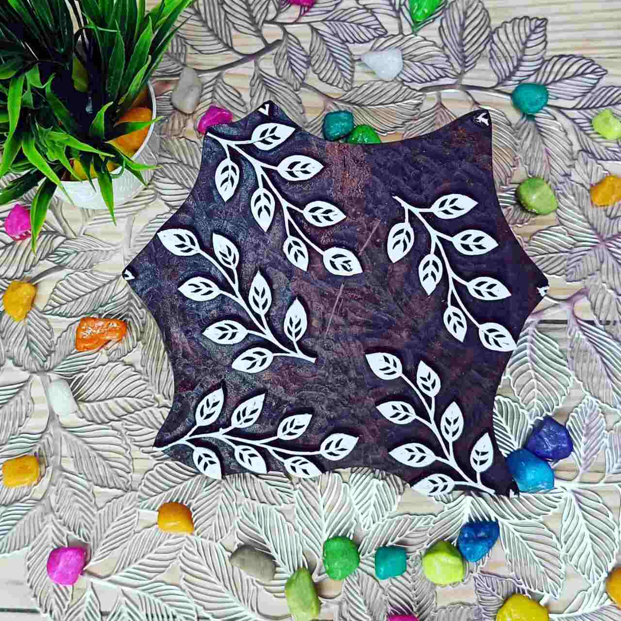 Our collection of handcrafted Wooden carving printing block , featuring intricate designs and patterns for textile printing, paper crafting,