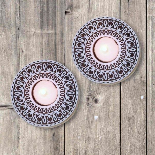 Block Tealight candle holder