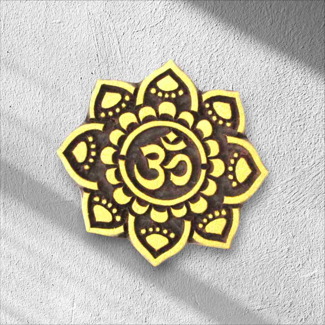 Transform your home with our stunning wooden handicrafts Om wall decor, carefully crafted to add a touch of warmth and character to any room.