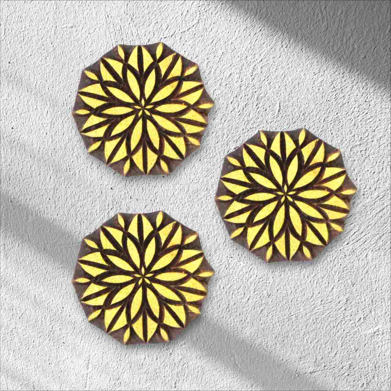 Transform your home with our stunning wooden handicrafts Rangoli design wall decor, carefully crafted to add a touch of warmth and character to any room.