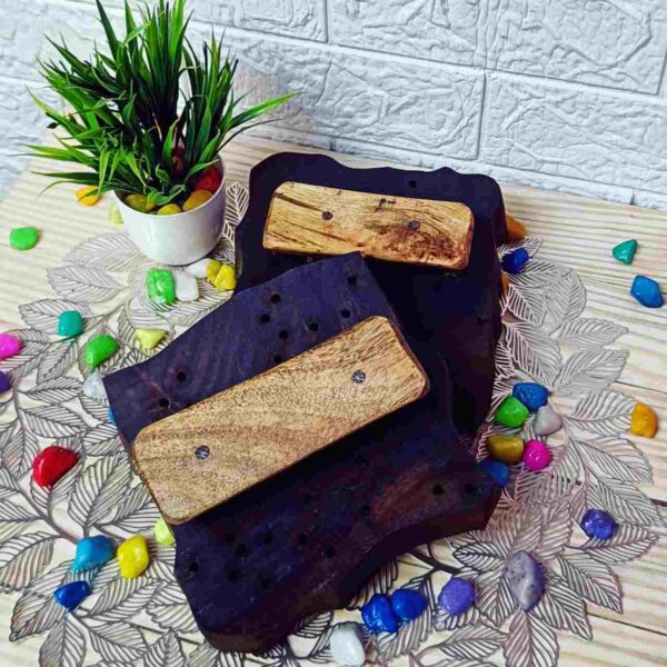 Custom made block print stamps (2 color blocks set) - Image 3