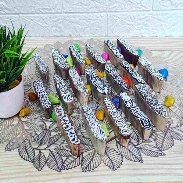 Printing block stamps finger