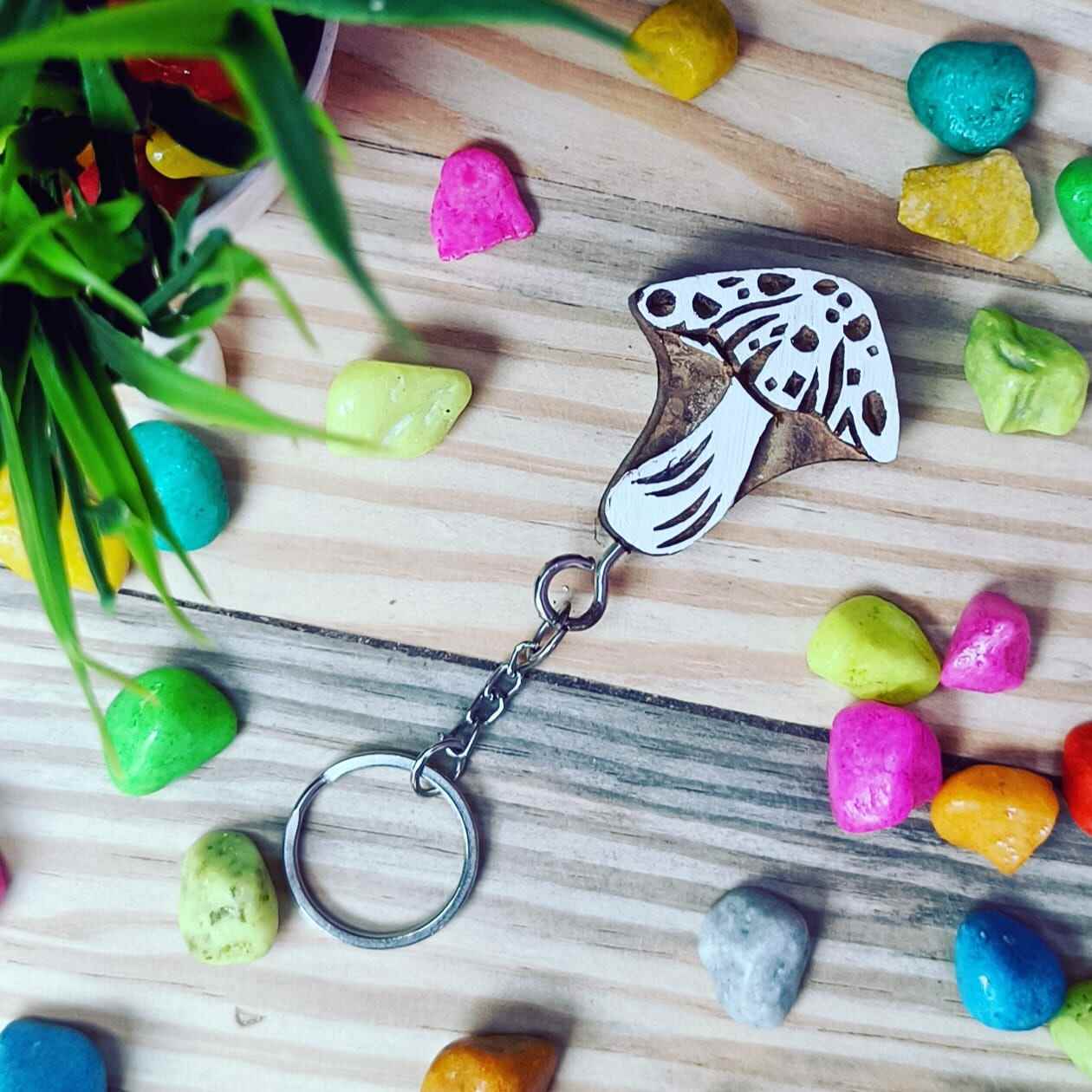 Keep your keys safe and stylish with our premium key chains. Explore Mushroom Key chain designs, from elegant to bold, perfect for everyday use. Shop now!