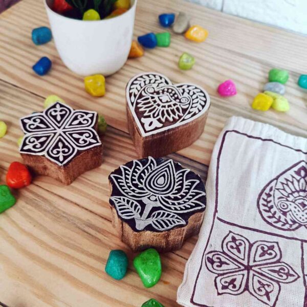 Wooden blocks animal set with bag with bag - Image 3