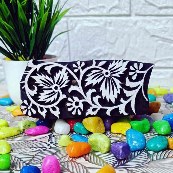 Border boota blocks set of 2 pcs for textile printing and crafting etc. - Image 3