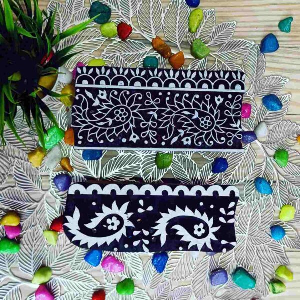 Border with filling block 2 color blocks for crafting and textile printing - Image 2