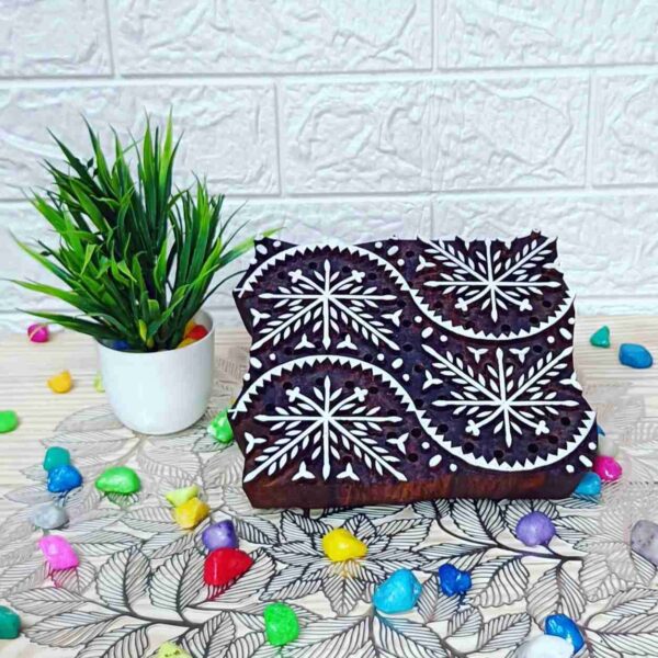 Mughal wave design Jaal blocks for crafting and textile printing - Image 4