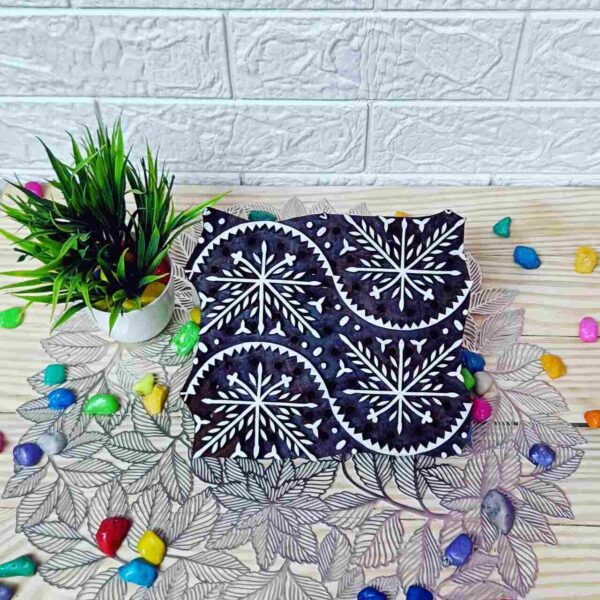 Mughal wave design Jaal blocks for crafting and textile printing - Image 2