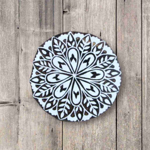 Wooden Carving Block Circle