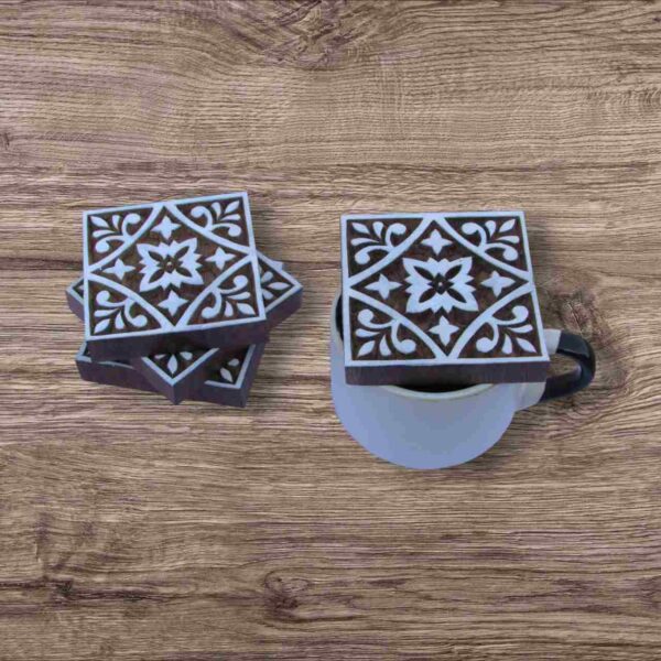 square tea coaster
