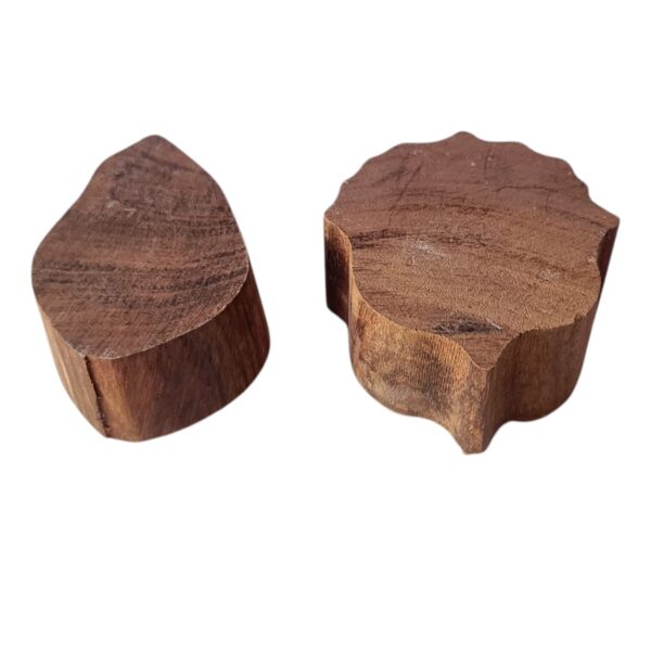 Lotus brass printing block stamps set of 2 pieces - Image 3