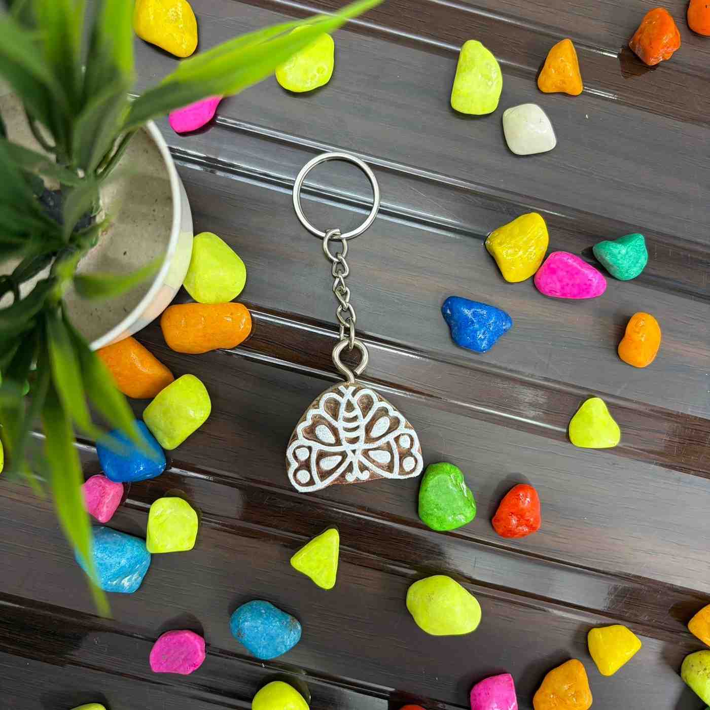 Elevate your style with Wooden key chains butterfly design for bike —perfect for gifts or personal use. Unique designs, durable, and eco-friendly. Shop now!