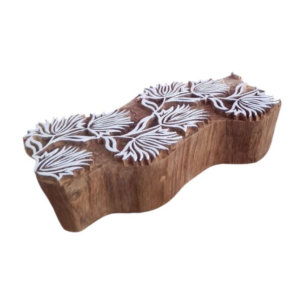 Wooden textile printing stamps border - Image 2
