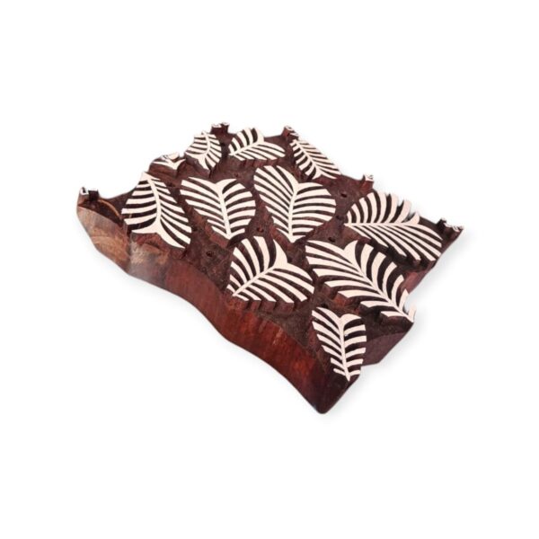 Custom printing blocks jaal leaf shape - Image 3
