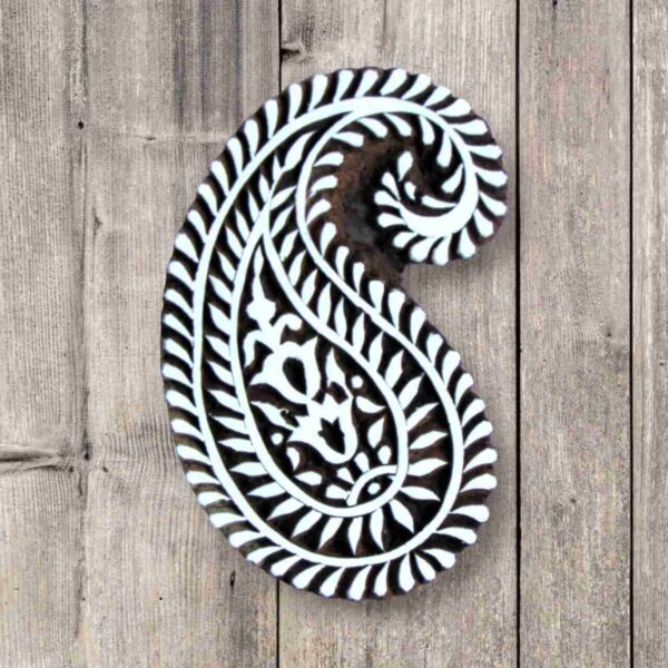 Wooden Stamps Paisley Boota
